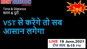 UPSI 2021| Maths By Vikas Parashar | up si math | Time and Distance | upsi maths classes in hindi