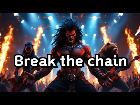 Break The Chain  🔥 동물 히어로 메탈 #heavymetal  #DailyMusic #AIRock