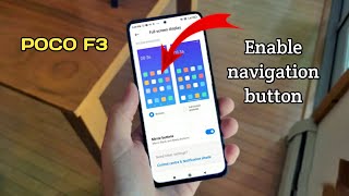 navigation button are turned off in Poco F3 navigation button ko kaise disable enable Karen how to screenshot 5
