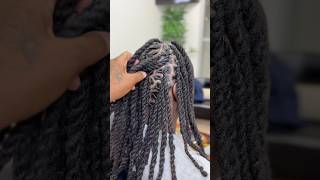 Loc detox | retwist | two strand twists #Shorts #LocDetox #LocRetwist #TwoStrandTwists #Locs #dreads