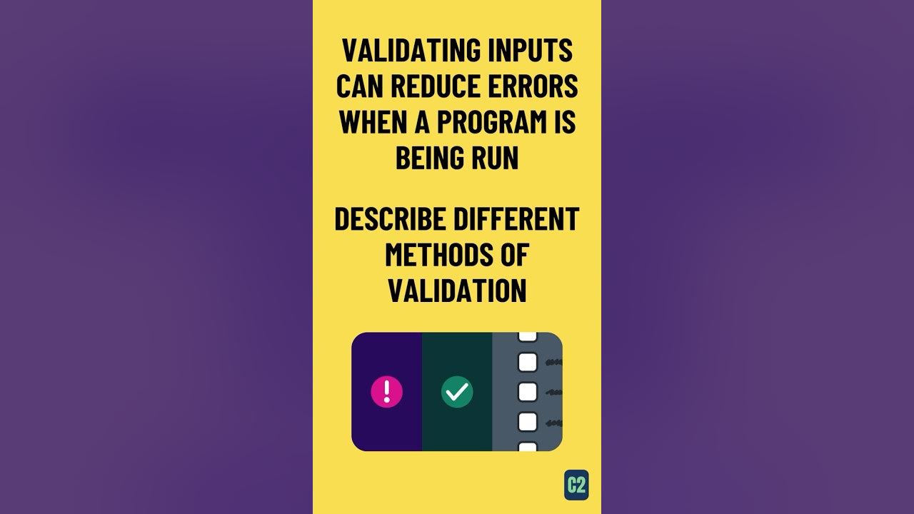 Validation #gcse #computerscience #algorithms #programming #revise # ...