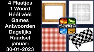 4 Plaatjes 1 Woord - Héél véél Games - 30-01-2023 - Antwoord Dagelijks Raadsel - januari 2023 screenshot 5