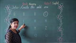 RIS || CLASS:- NURSERY || SUBJECT:- ENGLISH || TOPIC:- 'CIRCLE THE ODD ONE' ||