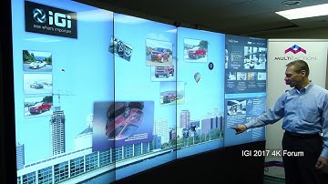 Multitaction Showcase Demo at IGI 4K Forum