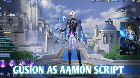 Gusion As Aamon Script | No Password