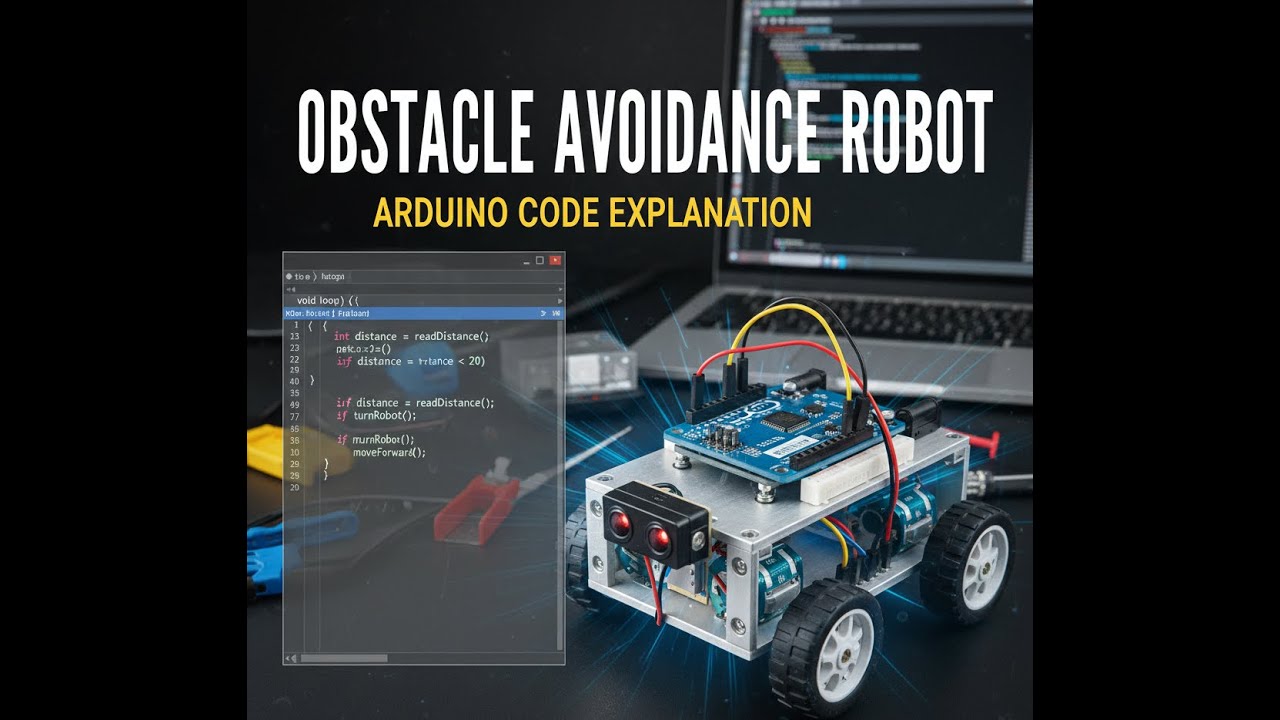 Obstacle Avoidance Robot Explanation with Arduino code - YouTube