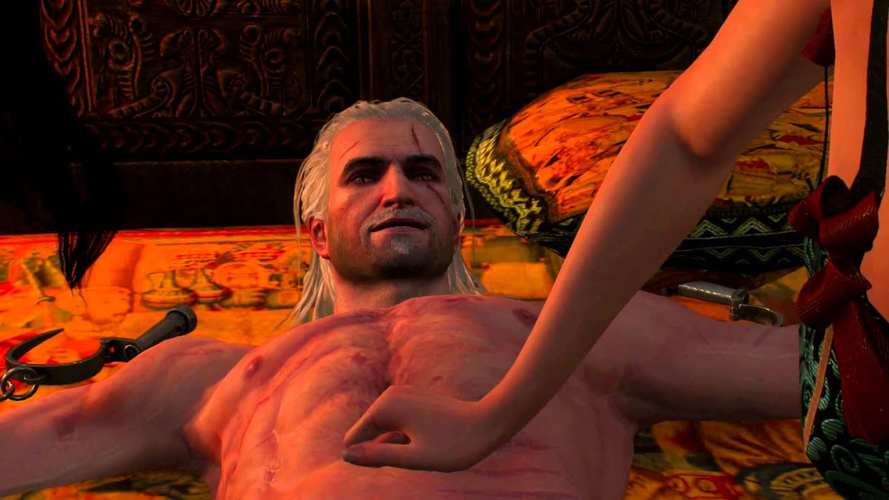 The Witcher 3 Wild Hunt Triss And Yennefer Sexy Scene Youtube