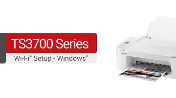 Canon TS3720/TS3722 Wireless Setup - Windows