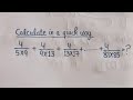 Calculate in a quick way...step by step.....#maths #mathematics #education