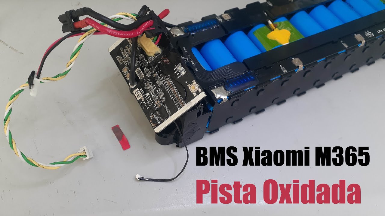 Caso 03. BMS de batería Xiaomi M365, PISTA OXIDADA. 