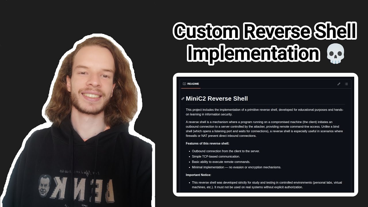 Conheçam o MiniC2 - Custom Reverse Shell Implementation - YouTube