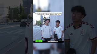 Ryan Garcia says Gervonta Davis doesn’t want to rematch at a higher weight class 😳👀 #ryangarcia