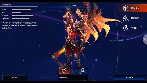 Legacy of Heroes EternityWings - Warrior Gameplay [Open World MMORPG] Android/IOS