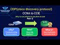 CDP (Cisco Discovery Protocol) Part - 2 (CCNA-TO-CCIE) #Network Ninja🥷