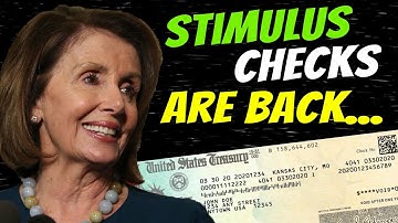 STIMULUS CHECKS ARE BACK! Second Stimulus Check Update & Stimulus Package Update (WOW) - Dec 16th