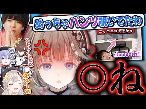 新衣装配信でパンツを覗いていたみっちーにシンプルな暴言が出る英リサ【英リサ/小森めと/mittiii/白雪レイド/天月/VALORANT/ぶいすぽ切り抜き】