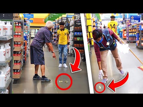 I DROPPED MONEY in PUBLIC as a SOCIAL EXPERIMENT **WENT BAD**