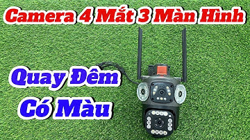 Camera Yoosee 4 Mắt 3 Màn Hình DỜI - Camera Yoosee MẪU MỚI XOAY 360 ĐỘ Toàn Cảnh Đàm Thoại 2 Chiều