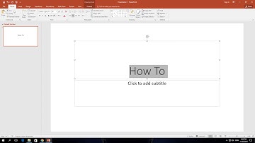 How to Make Underline Text In PowerPoint 365