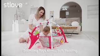 Anice- little baby cradle video so cute pup tent