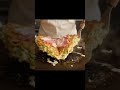 Okonomiyaki Cooking ASMR 🔥 Japanese Street Food Sizzling Sounds &amp; Flipping #cookingasmr #okonomiyaki