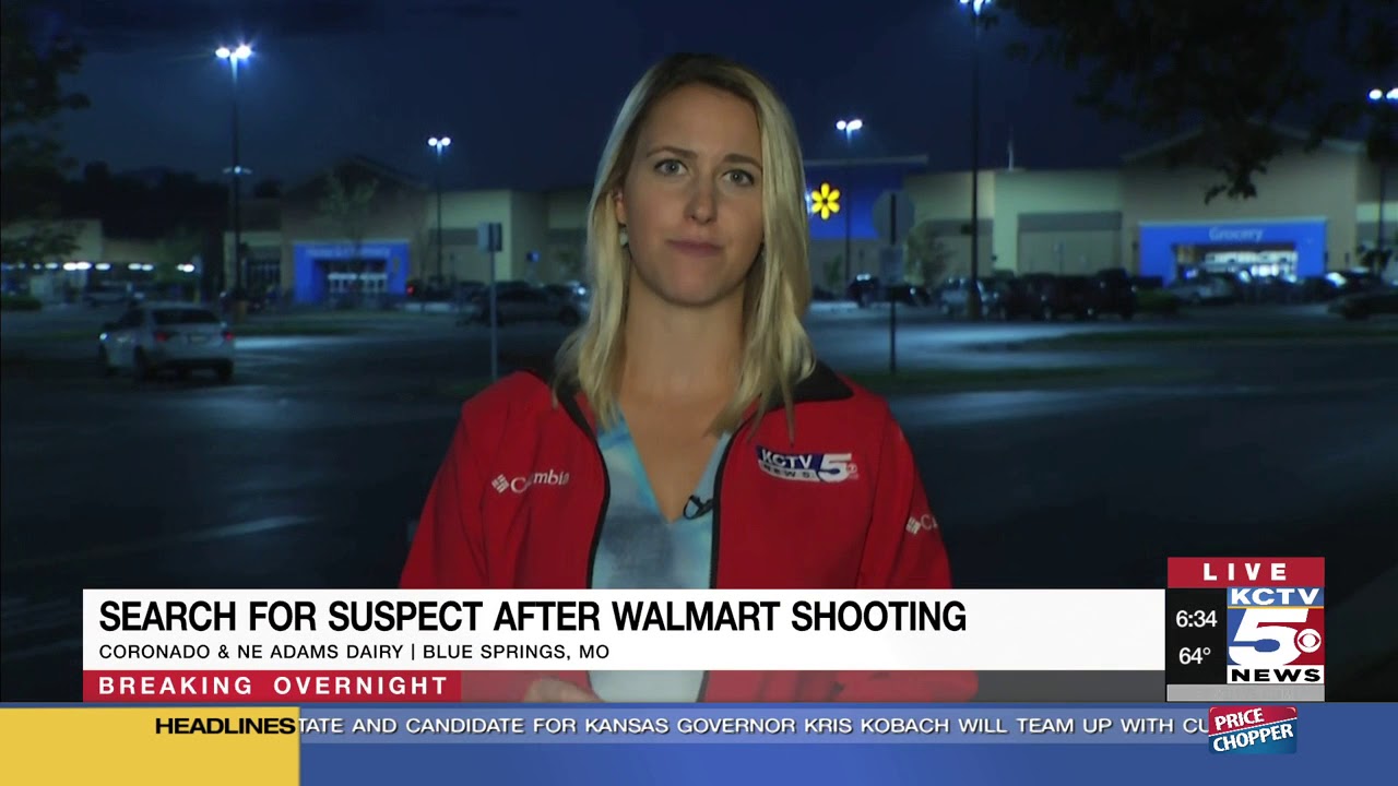 Search for suspect after Walmart shooting in Blue Springs - YouTube