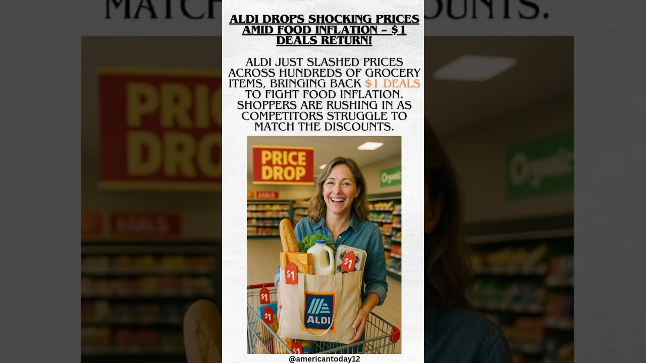 Aldi Drops Shocking Prices Amid Food Inflation – $1 Deals Return! 