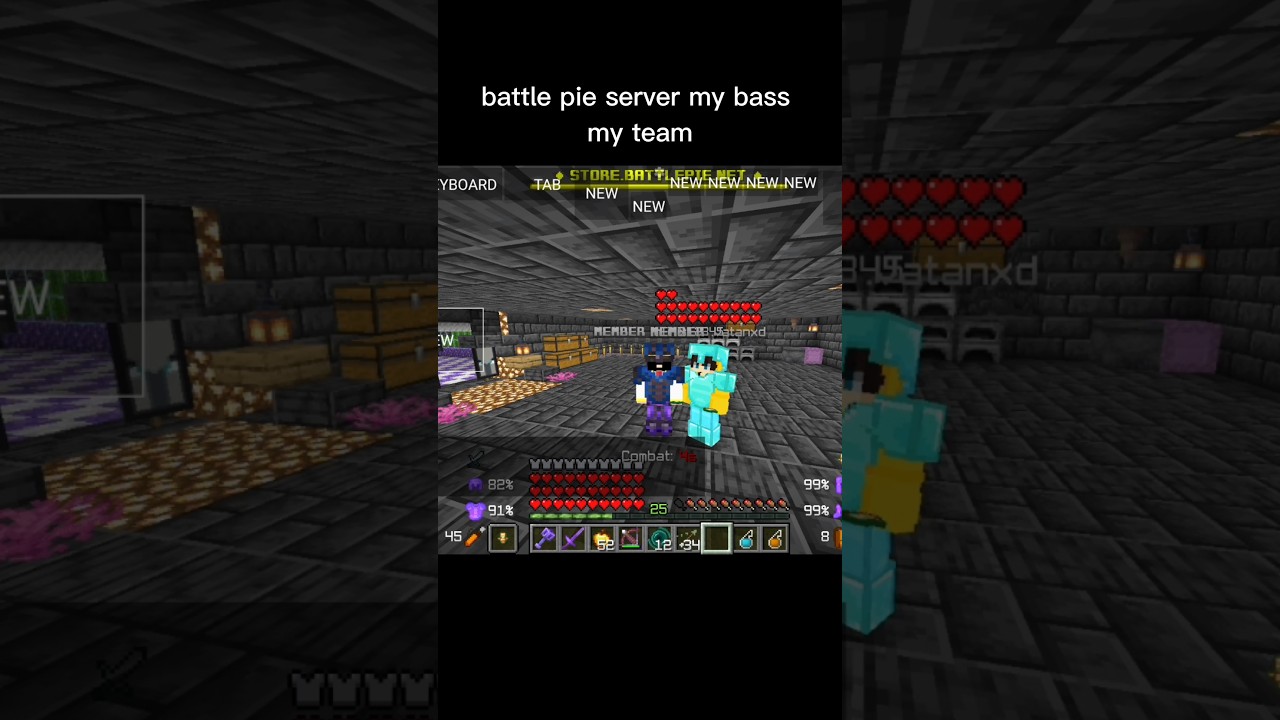 battle Pie server my Base my team 