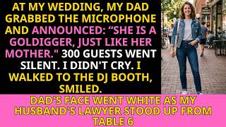My Dad Called Me A Golddigger At My Wedding—Didn't Know My Husband's Lawyer Was At Table 6