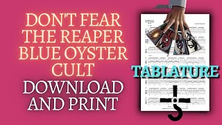 Guitar Tab - Don't Fear The Reaper by Donald Roeser - Blue Oyster Cult - Fingerstyle Arrangement