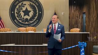 Administration Building Grand Opening Ribbon Cutting - Williamson County, TX