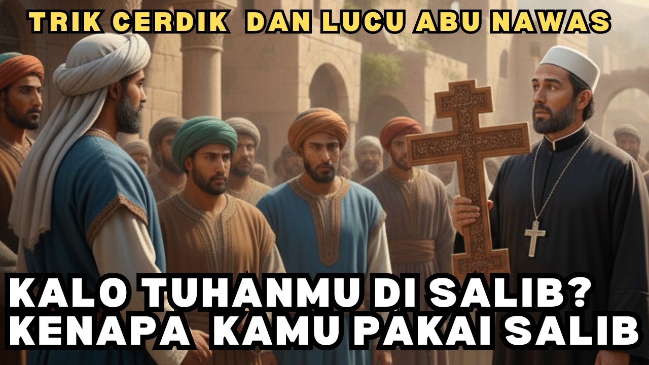 PENDETA TERDIAM! SATU PERTANYAAN ABU NAWAS YANG MEMBUAT SEMUA TERPAKU #kisahabunawas #hikmahabunawas