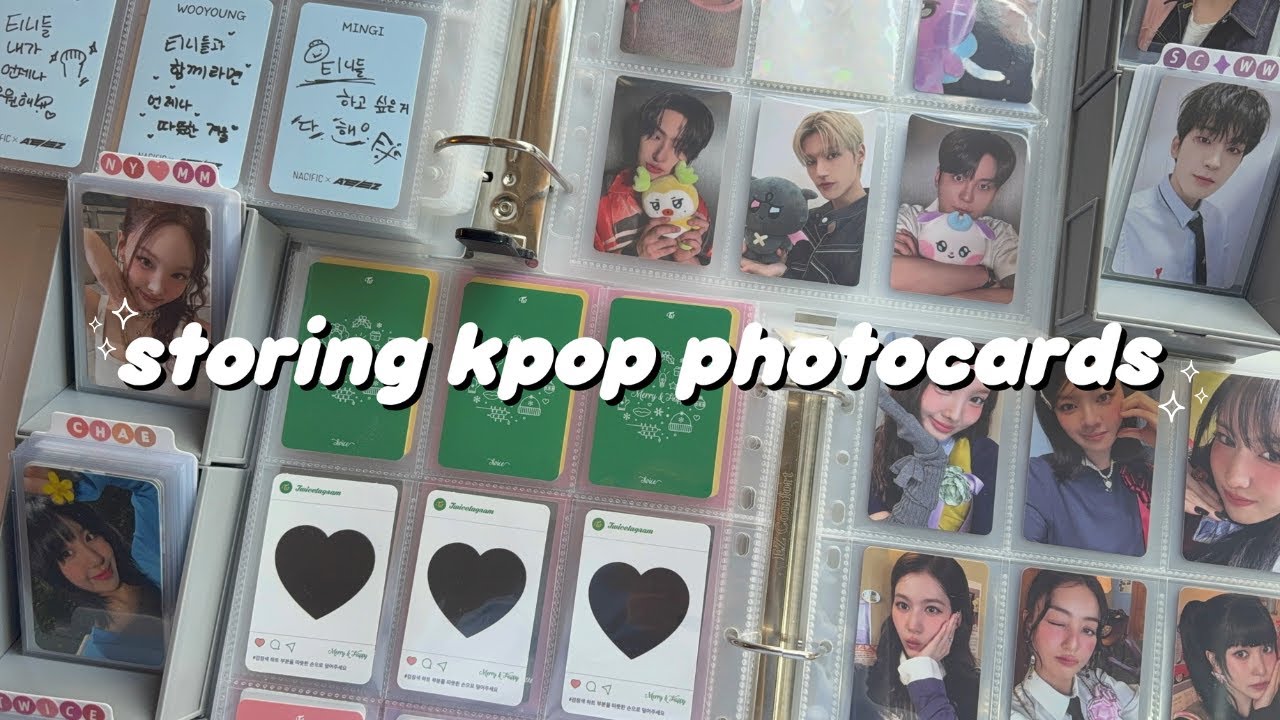 storing kpop photocards #42 𝜗ৎ chatting about the seventeen tour + life update!