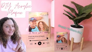 Acrylic song plaque for photo | Affordable Fathers Day Gift screenshot 5