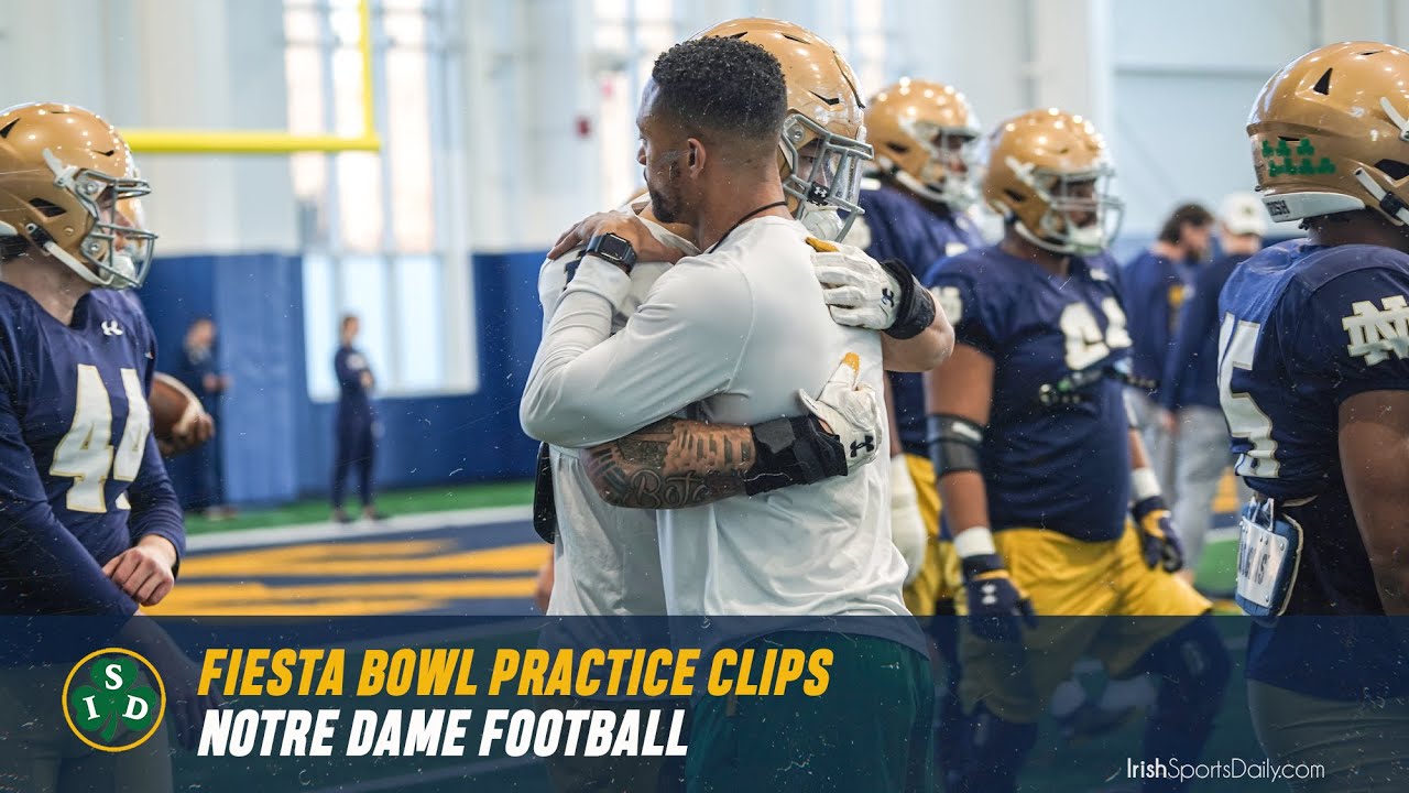 Notre Dame Football Fiesta Bowl Practice Clips | 12.12