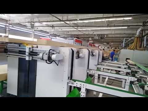 automatic stacking machine on the production line