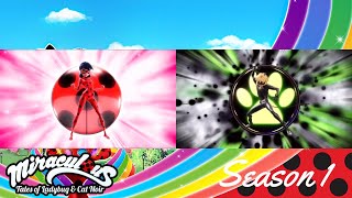 Miraculous | Who has the SHORTEST transformations (S1-4)