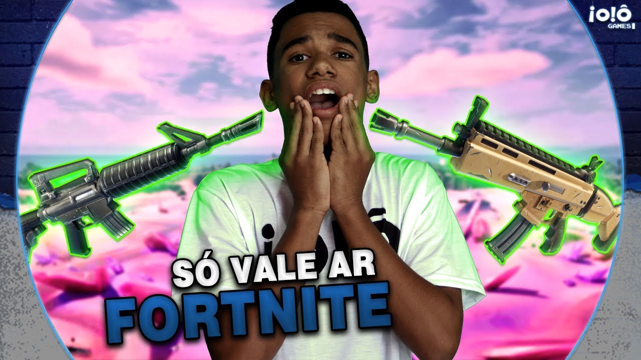 CONSEGUIU?! JOGANDO SÓ DE AR NESTA PARTIDA FORTNITE