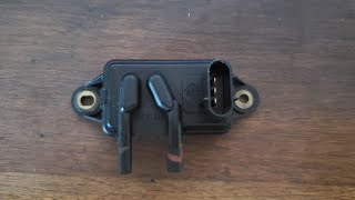 How to replace E.G.R. pressure feedback sensor in a 1997 F-150 1997-2004 P0401 1997 F150 Dpfe Sensor