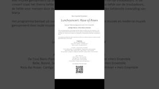 Valentines Lunch Concert For All My Dutch Friends