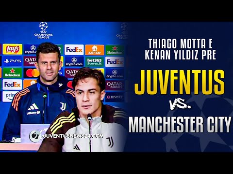Conferenza stampa Thiago Motta Yildiz pre Juve Manchester City: il VIDEO con le parole della vigilia 1 Conferenza di Motta e Yildiz pre Juve-Manchester City: “Entusiasti di giocare partite del genere”