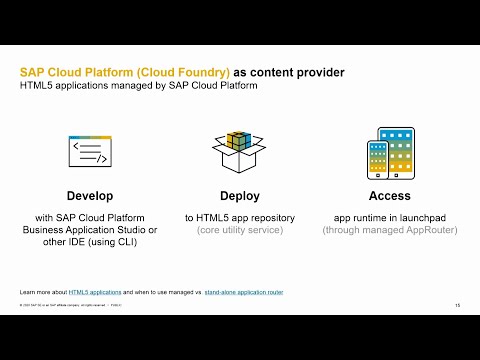 Recommendations for Building a Central Entry Point on SAP Cloud Platform | SAP TechEd in 2020