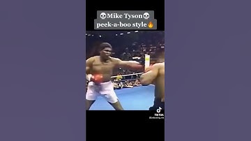 Mike Tyson peek-a-boo style