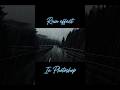 Rain Effect in Photoshop #shorts #viral #tutorial