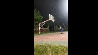 Guy Scored The Coolest Basketball Shot Ever