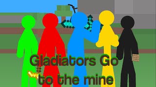 [ Gray Dank Stick-Fight ] Gladiators go to the Mine (Minecraft Themed Animation)