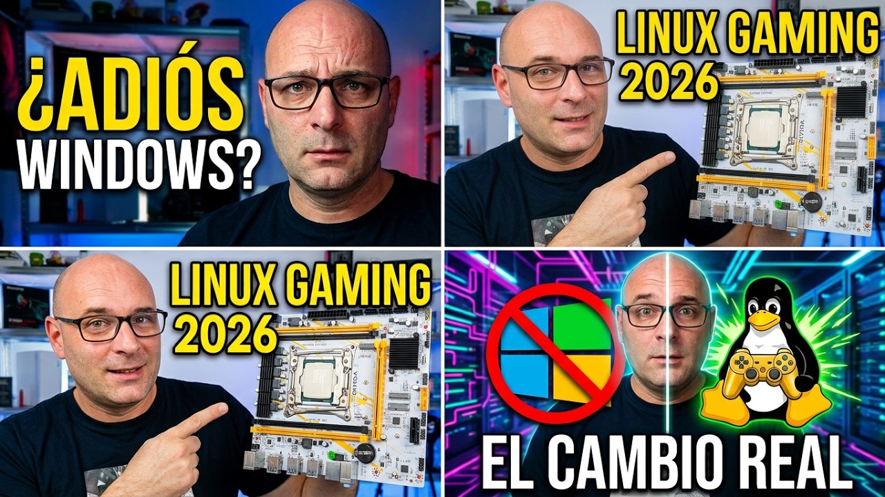 ¿El FIN de Windows para jugar? Probé Linux Gaming en 2026 - YouTube