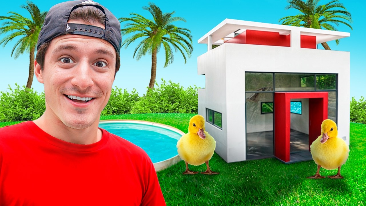 CONSTRUÍ UNA MANSIÓN DE $10,000 PARA MIS PATOS !!