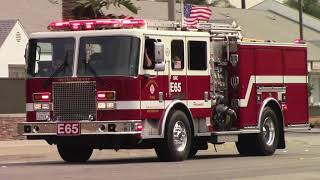 OCFA Engine 65 Responding