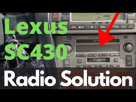 Lexus SC430 Stereo Upgrade - How to add iPhone Audio Thru Lexus Factory Sound System with No Aux